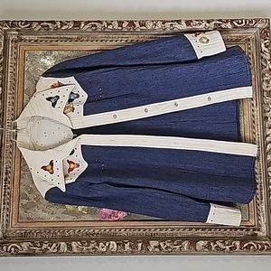 Vintage Western applique shirt